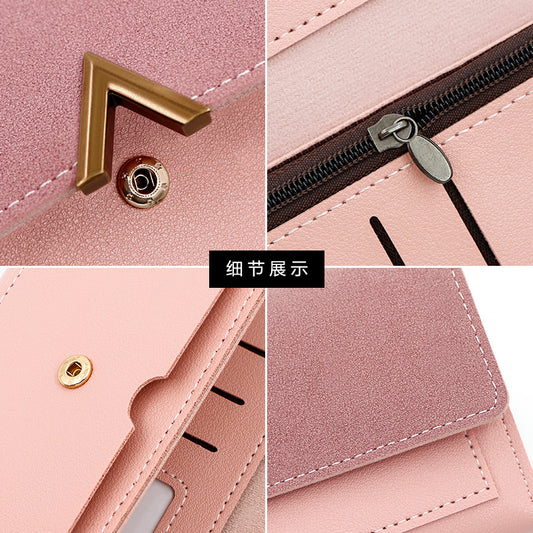 Fashionable Simple Long Wallet For Women
