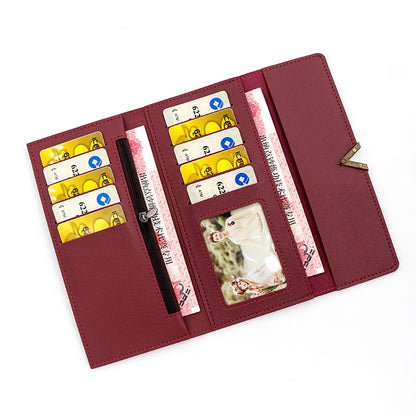 Fashionable Simple Long Wallet For Women