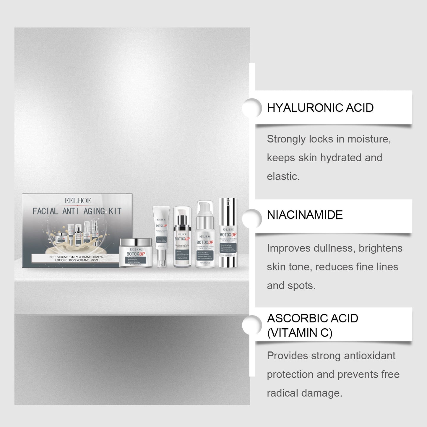 Facial Skin Care Set Moisturizing And Tender